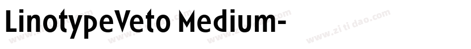 LinotypeVeto Medium字体转换